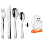 WMF Kinderbestek Farm 4-delig - Inclusief GRATIS Cookinglife Eiersnijder Kuiken