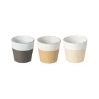 Costa Nova Espresso Kopjes Grespresso Nature Multicolor 80 ml - 3 stuks