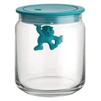 Alessi Voorraadpot Gianni A Little Man Holding On Tight Blauw - 700 ml - Mattia Di Rosa - AMDR04 AZ