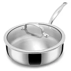 GreenPan Hapjespan met deksel Première Pro ø 26 cm / 3.8 Liter - zonder anti-aanbaklaag