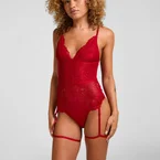 Hunkemöller Erica bodystocking, rood