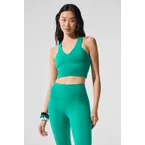 Airbrush Real Bra Tank - Spruce Green