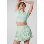 Alosoft Crop Finesse Short Sleeve - Spearmint