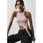 Alosoft Ribbed Revelation Tank - Ballet Pink