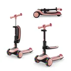 Trottinette évolutive 2 en 1 avec siège HALLEY 2 rose