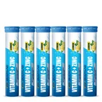 Vitamin C + Zinc - 6 x 20 bruistabletten - Lemon Flavouring