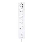 Power LI - Slimme stekkerdoos - Energiemeter - 4 AC - 3 USB - 1 USB-C - Quick Charge 3.0