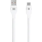 BlueBuilt Usb A naar Usb C Kabel 1,5m Nylon Wit