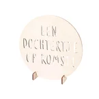 Woodie Goodie Gender Reveal Aankondigingsbord "Een Dochtertje Op Komst !" Wood
