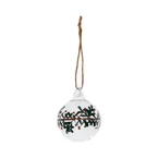 Kerstbal, glas, krans, 5 cm