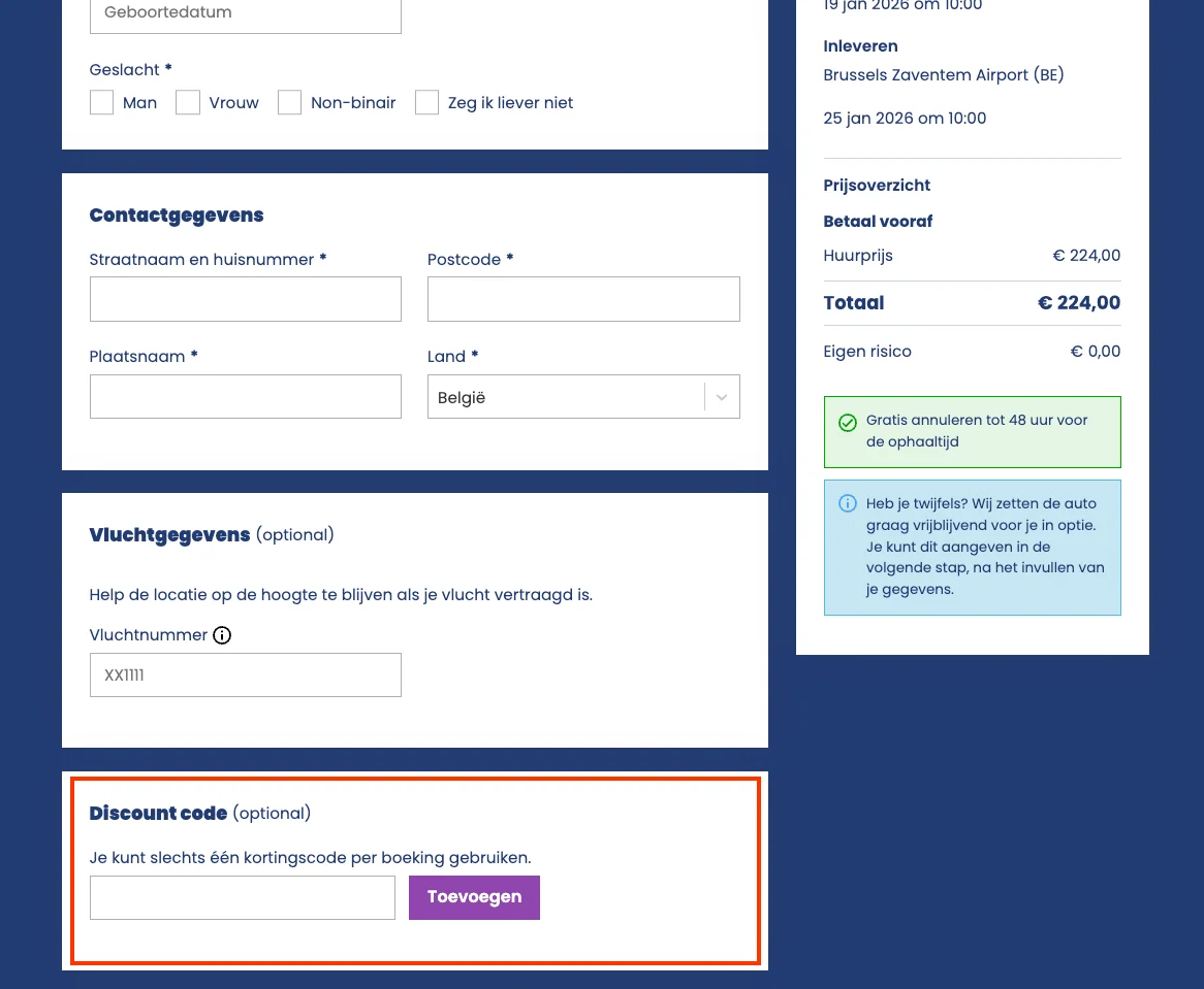 Hoe gebruik je de kortingscode - Alamo
