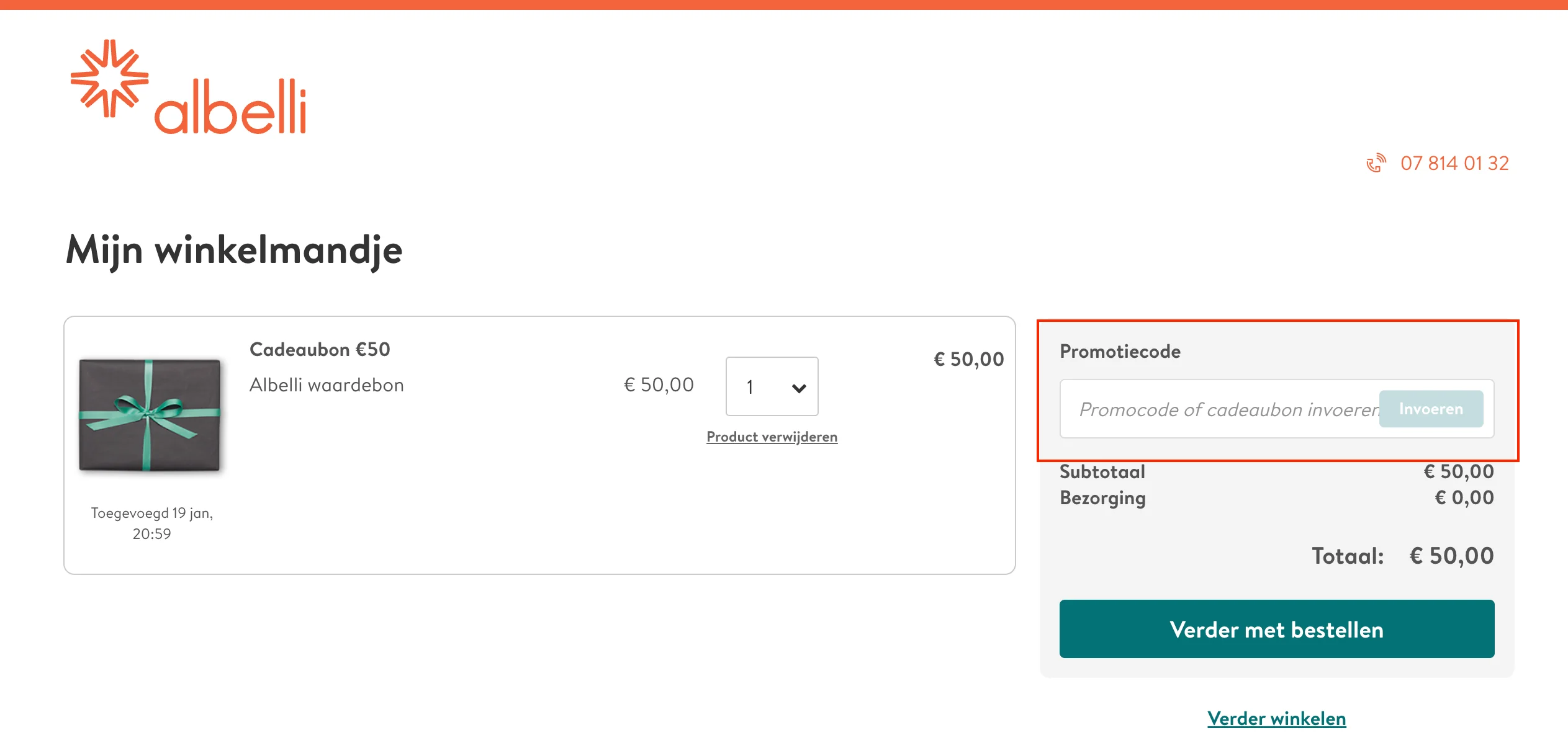Hoe gebruik je de kortingscode - Albelli