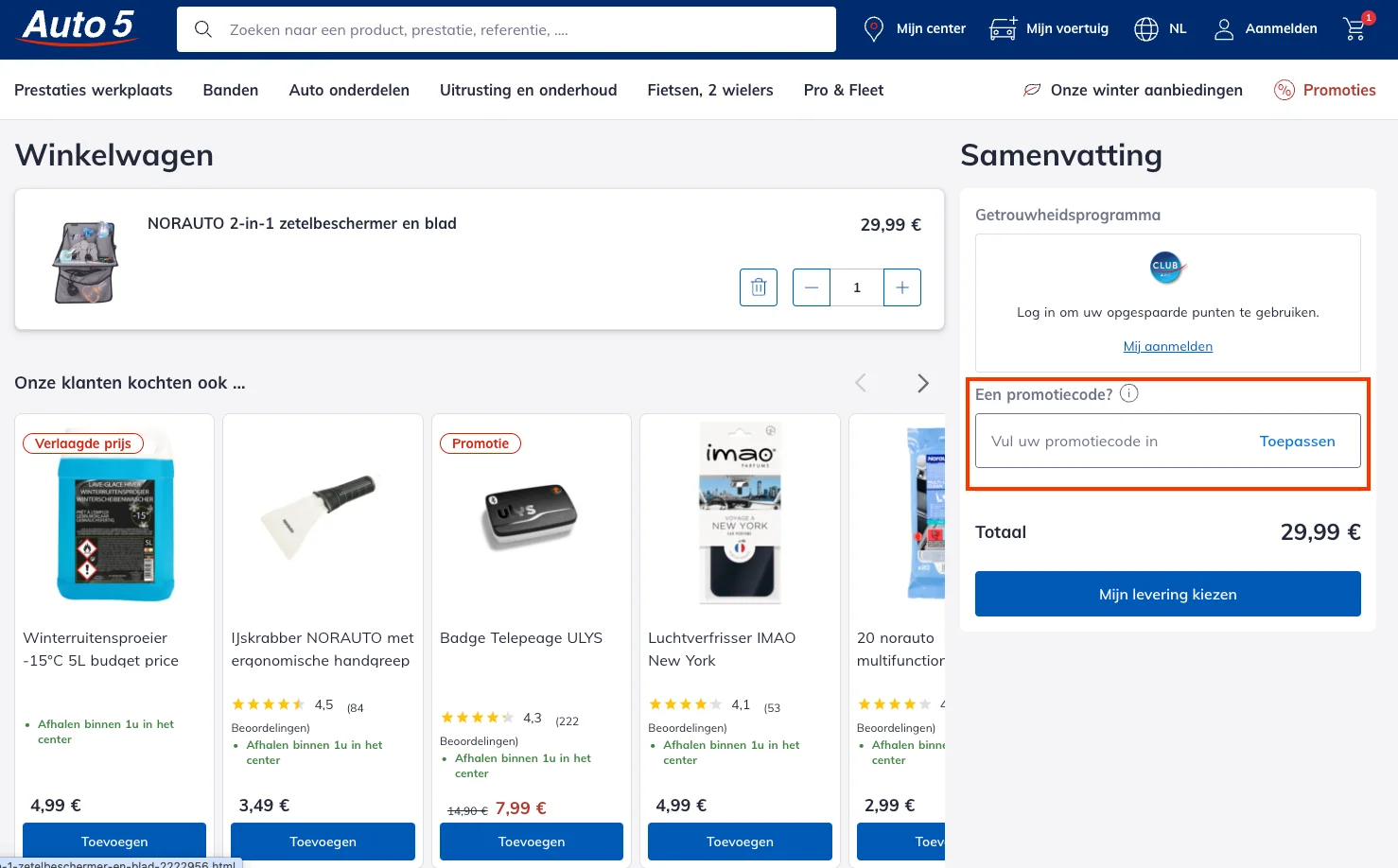 Hoe gebruik je de kortingscode - Auto5