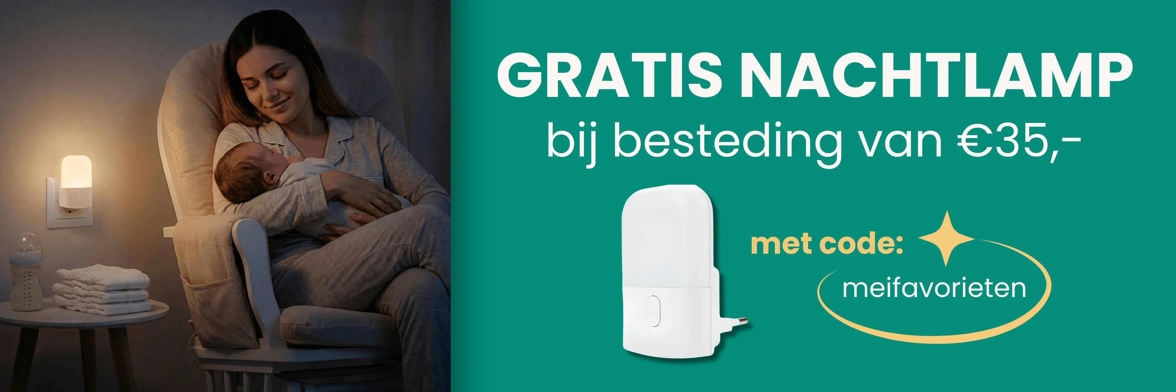 Bewijs van coupon - Babydrogist - Babydrogist kortingscode: [[Gratis nachtlampje bij besteding van €35]]