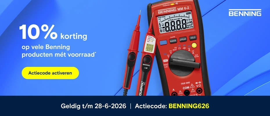 Bewijs van coupon - Conrad - Conrad kortingscode: [[Extra korting]] op geselecteerde Benning-producten