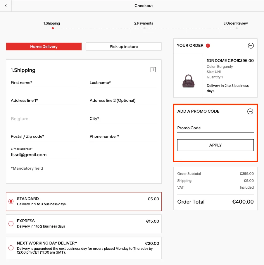 Hoe gebruik je de kortingscode - Diesel