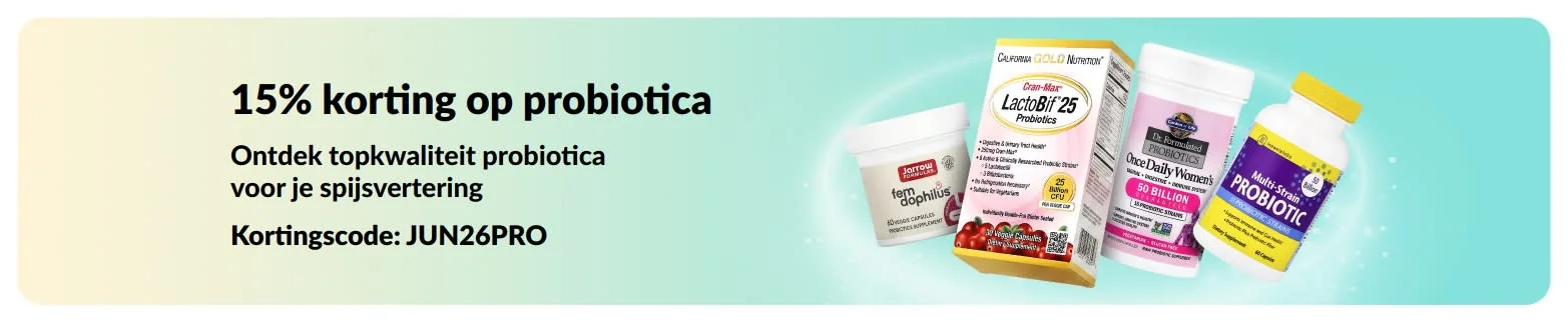 Bewijs van coupon - iHerb - IHerb kortingscode: [[15% korting]] op probiotica
