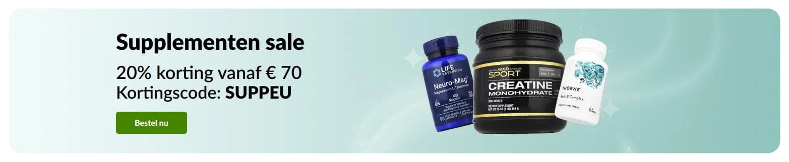 Bewijs van coupon - iHerb - IHerb kortingscode: [[20% korting]] op supplementen vanaf €70
