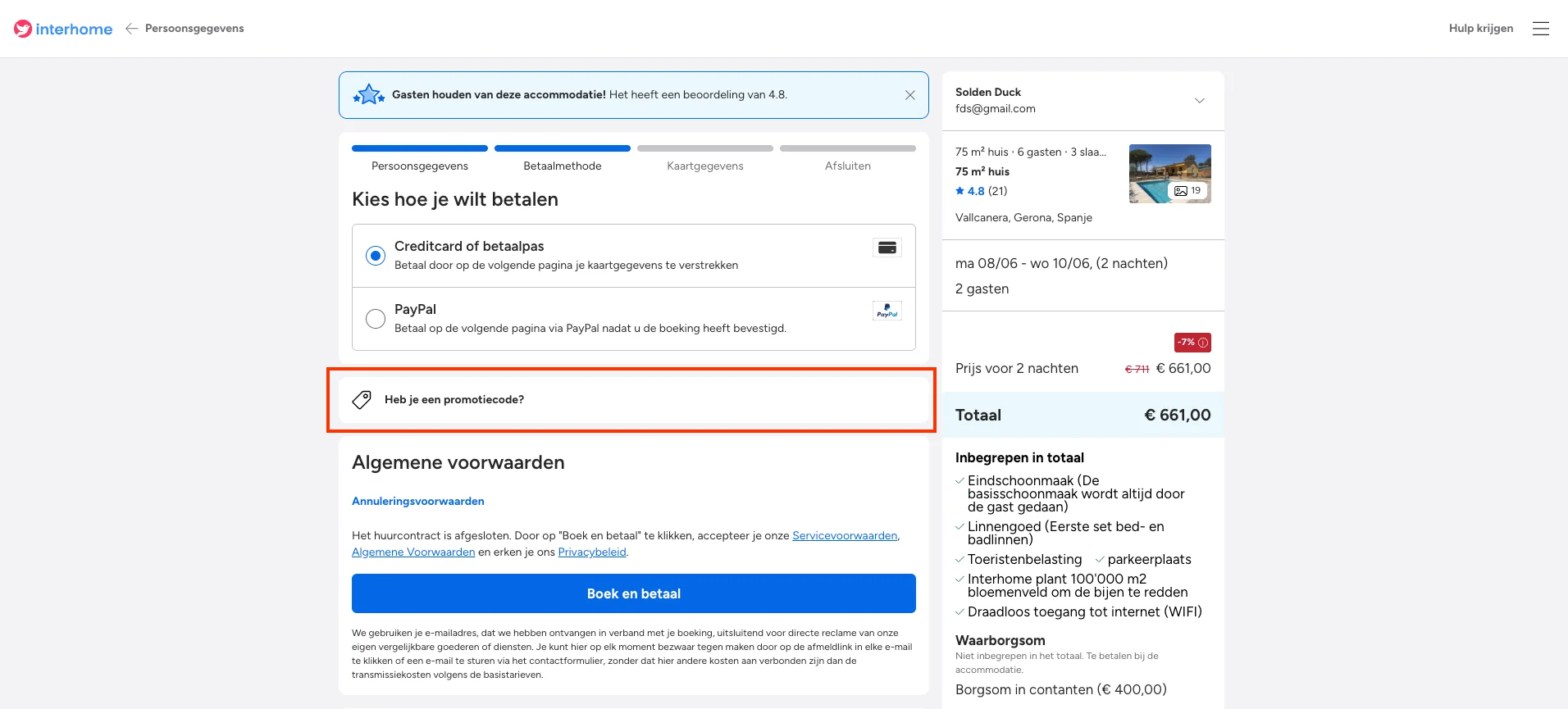 Zo gebruik je een Interhome kortingscode - Interhome
