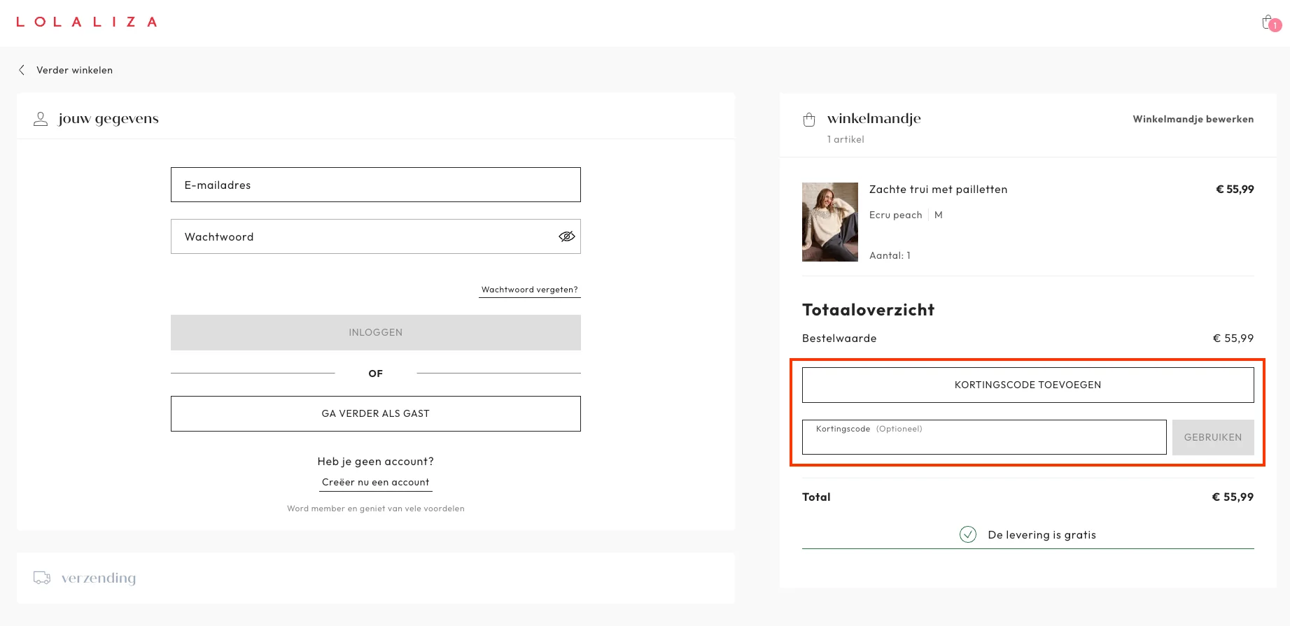 Hoe gebruik je de kortingscode - Lolaliza