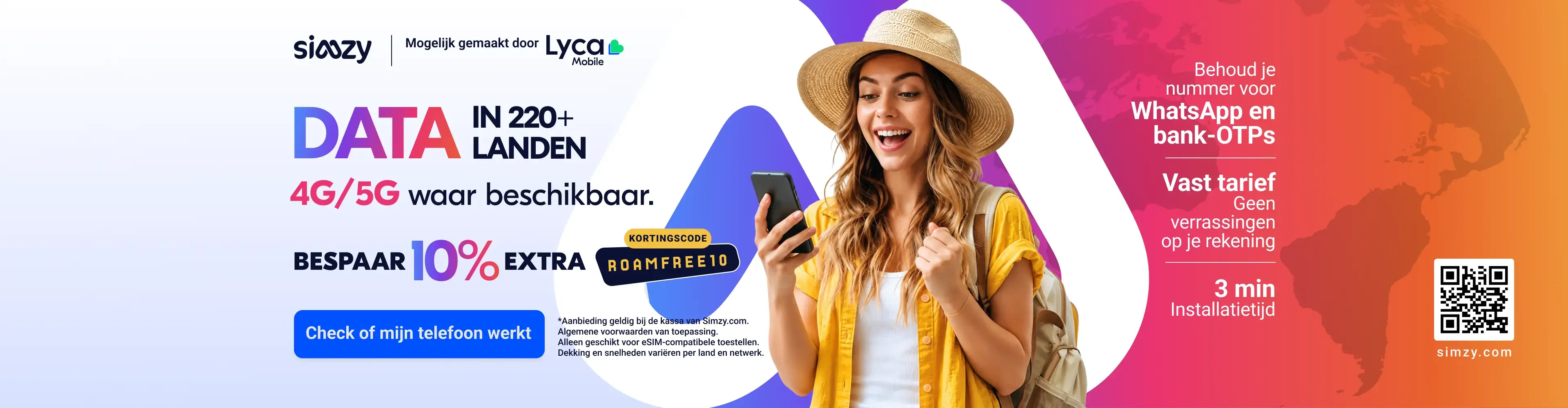 Bewijs van coupon - Lycamobile - Lycamobile kortingscode: [[10% extra korting]] op roaming en bundels
