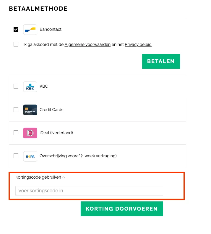 Hoe gebruik je de kortingscode - Sleepworld