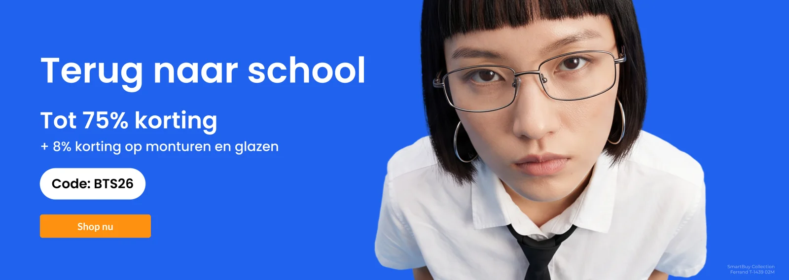 Bewijs van coupon - SmartBuyGlasses - SmartBuyGlasses kortingscode: [[tot 75% korting]] voor terug naar school