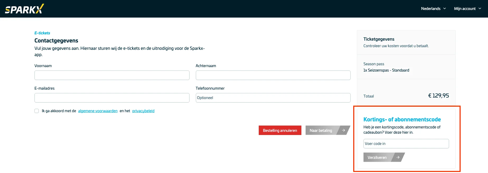 Zo gebruik je een Sparkx kortingscode - Sparkx