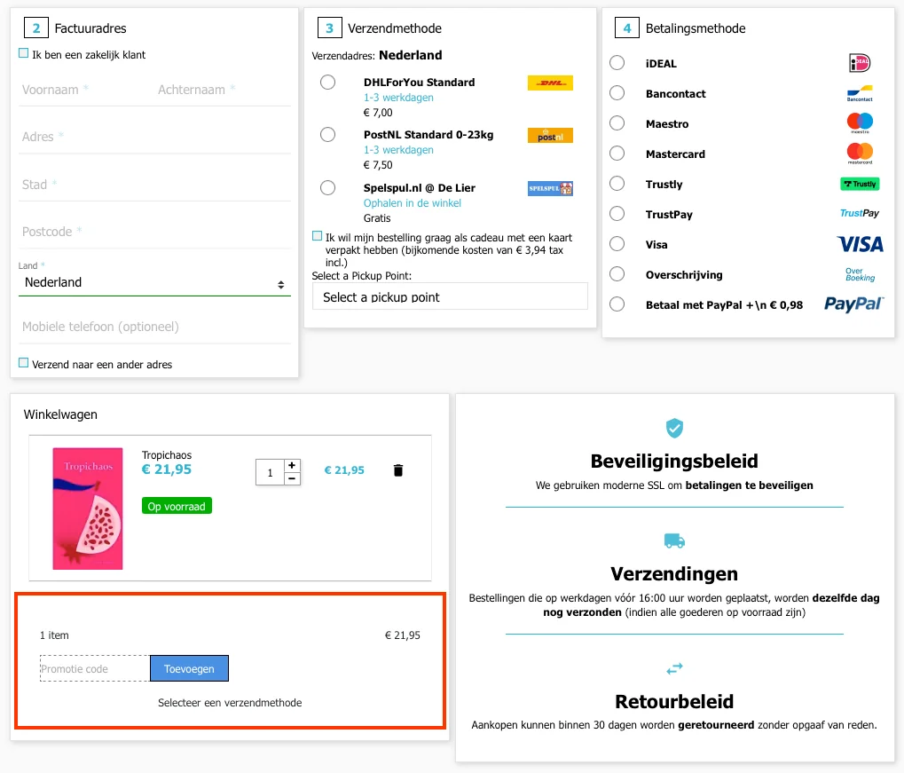 Hoe gebruik je de kortingscode - Spelspul