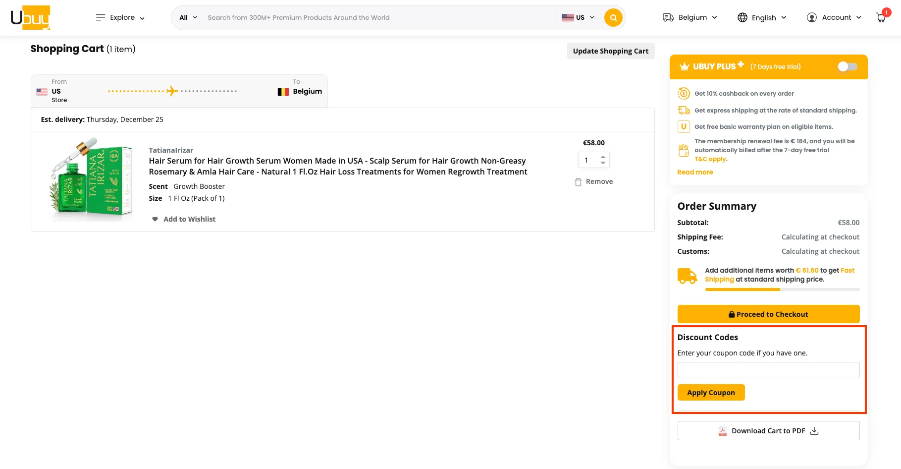 Hoe gebruik je de kortingscode - Ubuy