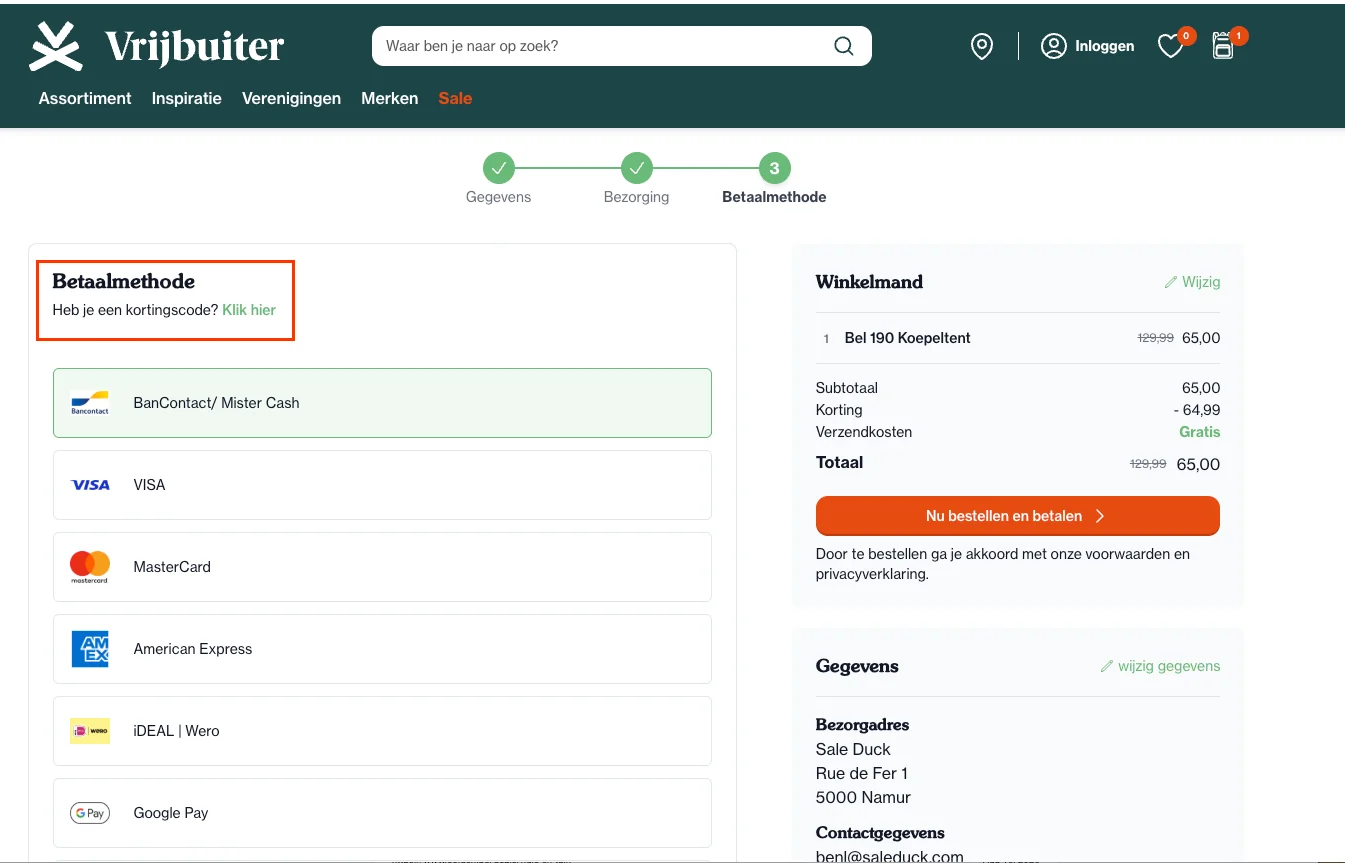 Heb je zelf een Vrijbuiter kortingscode? - Vrijbuiter