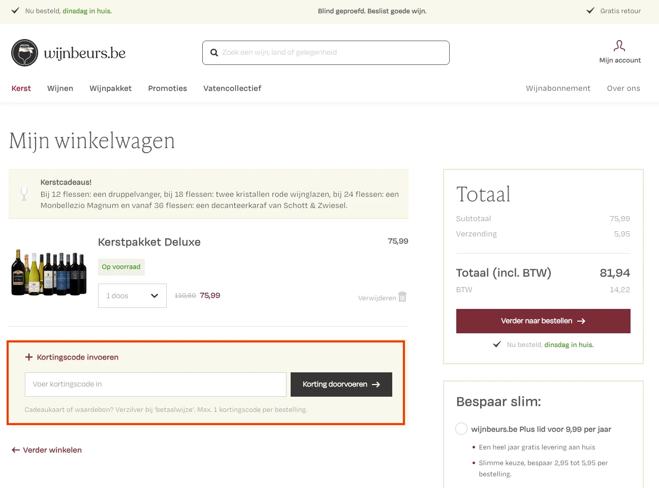 Hoe gebruik je de kortingscode - Wijnbeurs